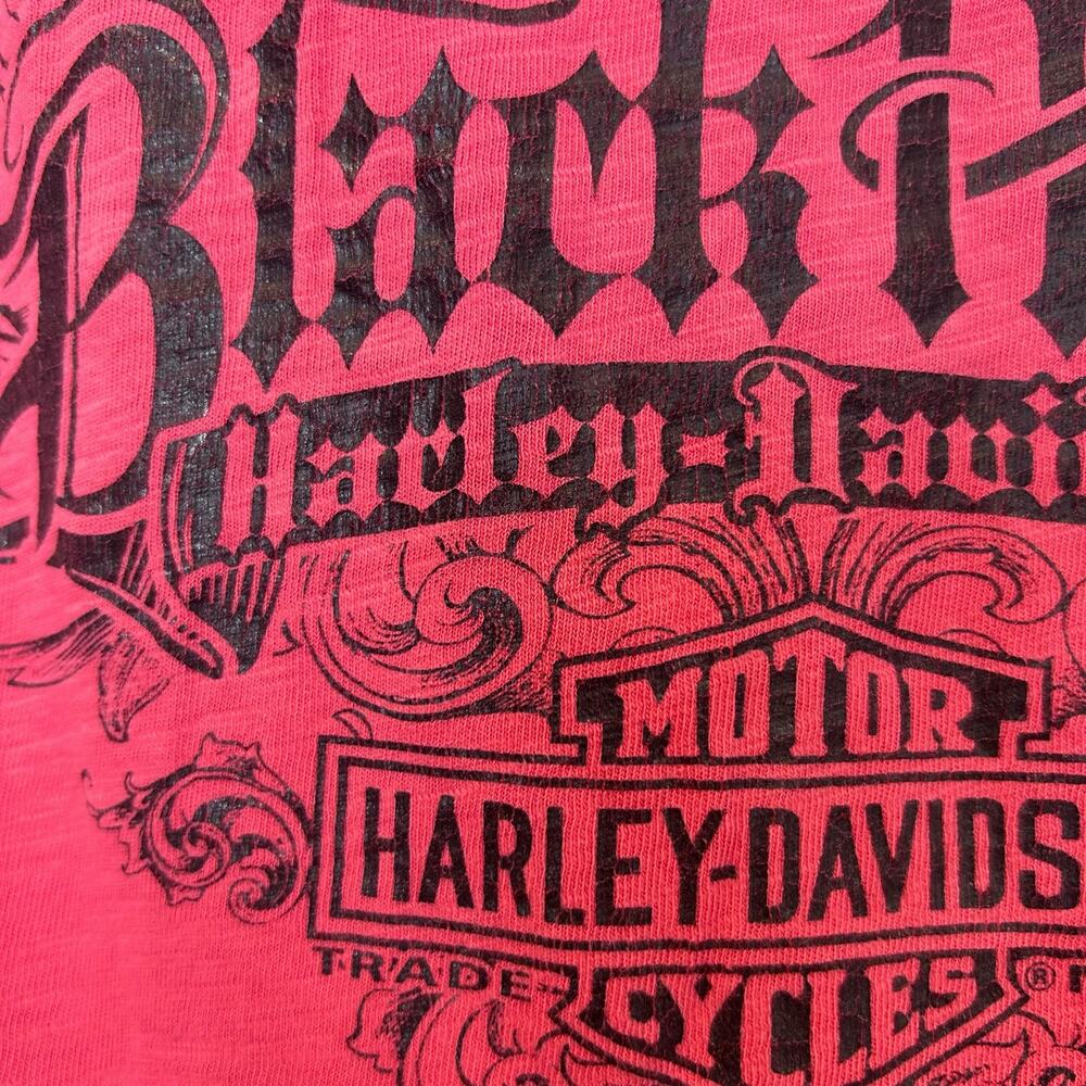 Harley Davidson Black Hills Pink Graphic Tee Sz XL - Picture 8 of 13